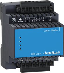 800-CT8-A | 2x 4 channel current measuring module ../5A or ../1A for UMG 800 series