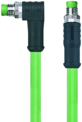 IE-SWSPS4.027-5-IE-SSPS4.027/S3400 | M8/RJ45 cable, 4p, male 0°/male 0°, 5 m, Cat 5e