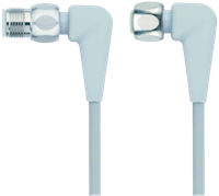 FB-WWAKH4.5-1-FB-WWASH4.5/P00 | M12/M12 cable, 5p, female 90°/male 90°, 1 m, PVC, food