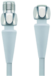 FB-WAKH3-5-FB-WASH3/P01 | M12/M12 cable, 3p, female 0°/male 0°, 5 m, PVC, food