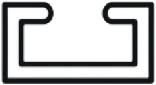 Aluminum profile C 15 | Aluminium profile 2 metre