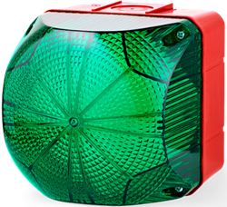 QDL 874 366 413 | Steady/flashing Beacon, 230 VAC, IP66, green, LED