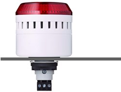EDG 814 122 405 | Optical/Acoustic, 24 VAC/DC, red, LED, buzzer, panel mount