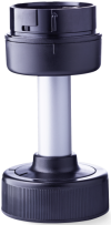 PC7FR 910 792  405 | Base, alu tube, with plastic foot