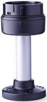 PC7MR 910 744  900 | Base, alu tube, with plastic foot