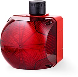 QFM 874 662 310 | Strobe Beacon, 120 VAC, plastic, 10 J, red