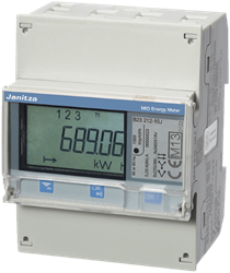 B23 312-10J | Three-phase energy meter  3/65 A, LCD, direct measurement, Modbus (RTU & ASCII)