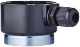 BDM 841 521 900 | Connection module, horizontal mounting, black, plastic