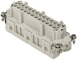 CCEF 24 | Female Insert, Size 104.27, 24P+PE, Crimp, 16A, 500V