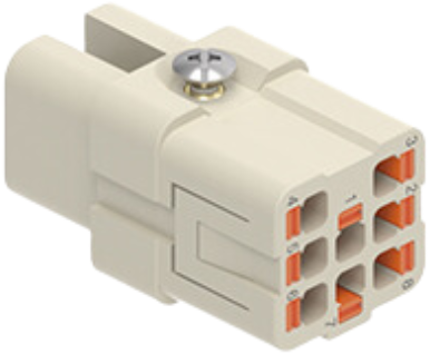 CDYF 08 | Contact block female, push-in confirmation