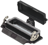 CHIW 24 LS | Bulkhead Mounting Housing, size 104.27, W-TYPE aluminium, 1 lever, metal cover