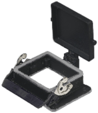 CHIW 32 LS | Bulkhead Mounting Housing, size 77.62, W-TYPE aluminium, 1 lever, metal cover