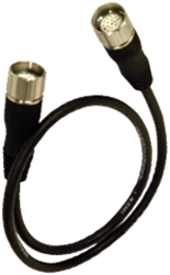 CJBR 10 | M23 extension cable, 19-poles, 0°, female, 10 m