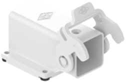 CK 03 IA4 | Bulkhead Mounting Housing, angled, size 21.21, plastic, 1 lever, large wiring compartment