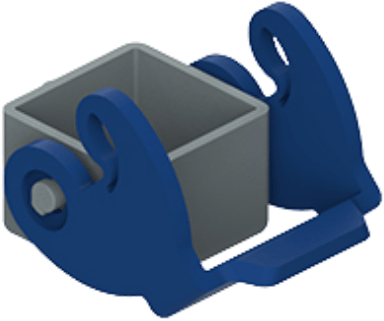 CKH 03 CXA | Protection Cover, Size 21.21, CKH Plastic, 1 Lever, For Male Inserts, Loop