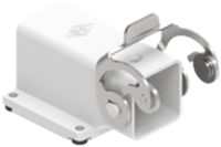 CKX 03 IA4 | Bulkhead Mounting Housing, angled, size 21.21, plastic, 1 stainless steel lever, large wiring compartment