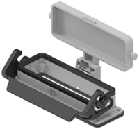 CLI 24 LS | Bulkhead Mounting Housing, size 104.27, Alu, 1 lever IL-BRID, metal Cover