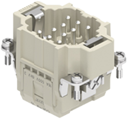 CQEYM 10 | Male insert, 10P+PE, AXYR®, 16A, size 44.27