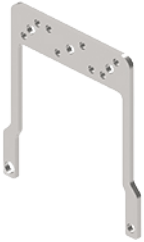 CR 10 STA | Shield earthing anchorages, size 57.27, high, Zinc plated iron