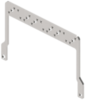 CR 24 STA | Shield earthing anchorages, size 104.27, high, Zinc plated iron