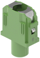 CX 01 GPEF | Female Insert, MIXO, 1ME, 1PE, Crimp, 100A, 830V, green