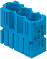 CX 03 MP | Adaptor, MIXO, 1MU, 3P, Pneumatic, For CX  MP Contacts