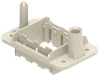 CX 03 PDF | Docking frame, size 57.27, MIXO Plastic, for 3 ME