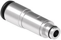 CX 10 MPQM | Male pneumatic metal contact, straight, quick-fitting, without shut-off valve, outer diameter 10 mm