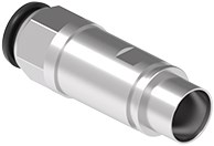 CX 8.0 MPQF | Female pneumatic metal contact, straight, quick-fitting, without shut-off valve, outer diameter 8,0 mm