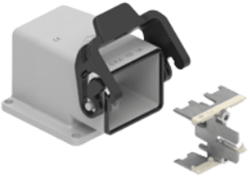 CXA 02 IA | Bulkhead Mounting Housing, angled, MIXO TWO, zinc, 1 lever IL-BRID