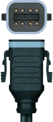 MA-ET06-8S-5/S370 | Deutsch-ET, 8p, female 0°, 5 m, PUR