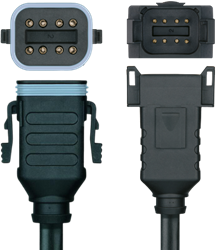 MA-ET06-8S-2-MA-ET04-8P/S370 | Deutsch-ET, 8p, female 0°/male 0°, 2 m, PUR