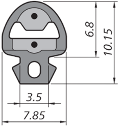 EKS 014 | Miniature switch strip with clamping foot