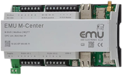 EMU M-Center | Data logger for M-Bus, Modbus RTU and Modbus TCP meters