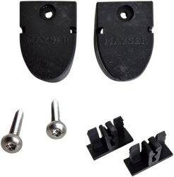 End caps set for SP 37-1 | Set of 2 end caps, 2 end plugs and screw 3.9 x 25