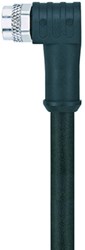 AL-SWKPS4.5-2/S370 | M8 connector, 5p, female 90°, 2 m, PUR, shielded