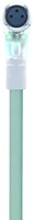AL-SWKP4P2-10/S370GY | M8 connector, 4p, female 90°, 10 m, PUR, LED