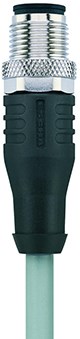 AL-WASS12-5/P01 | M12 connector, 12p, male 0°, 5 m, PVC, shielded