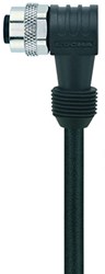 AL-WWAKG4-2/S370 | M12 connector, 4p, female 90°, 2 m, PUR