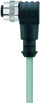 AL-WWAK12-5/P01 | M12 connector, 12p, female 90°, 5 m, PVC