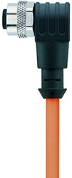 AL-WWAK4-2/S7400 | M12 connector, 4p, female 90°, 2 m, PUR
