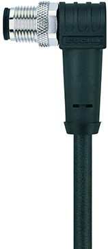 AL-WWASS8-5/S370 | M12 connector, 8p, male 90°, 5 m, PUR, shielded