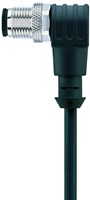 AL-WWAS5-10/S370 | M12 connector, 5p, male 90°, 10 m, PUR