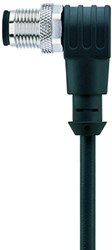 AL-WWAS5-5/S370 | M12 connector, 5p, male 90°, 5 m, PUR