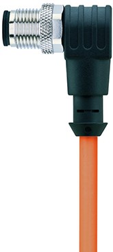 AL-WWAS4-2/S7400 | M12 connector, 4p, male 90°, 2 m, PUR