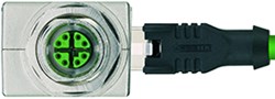 IE-WFKFDSX8-RJ45KS | M12-RJ45 adapter