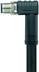 PS-WM12S4.155-2/S5015 | M12 connector, 4p, male 90°, 2 m, PUR, power