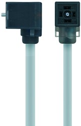 VCI21-230.0-10/P01 | Valve connector, 3p, female 0°, 10 m, PVC, 230VAC, type CI