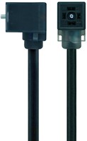 VCI21-230.0-5/S370 | Valve connector, 3p, female 0°, 5 m, PUR, 230VAC, type CI