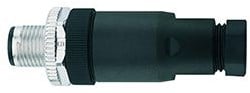WASC12L | M12 connector, 12p, male 0°, soldering contact